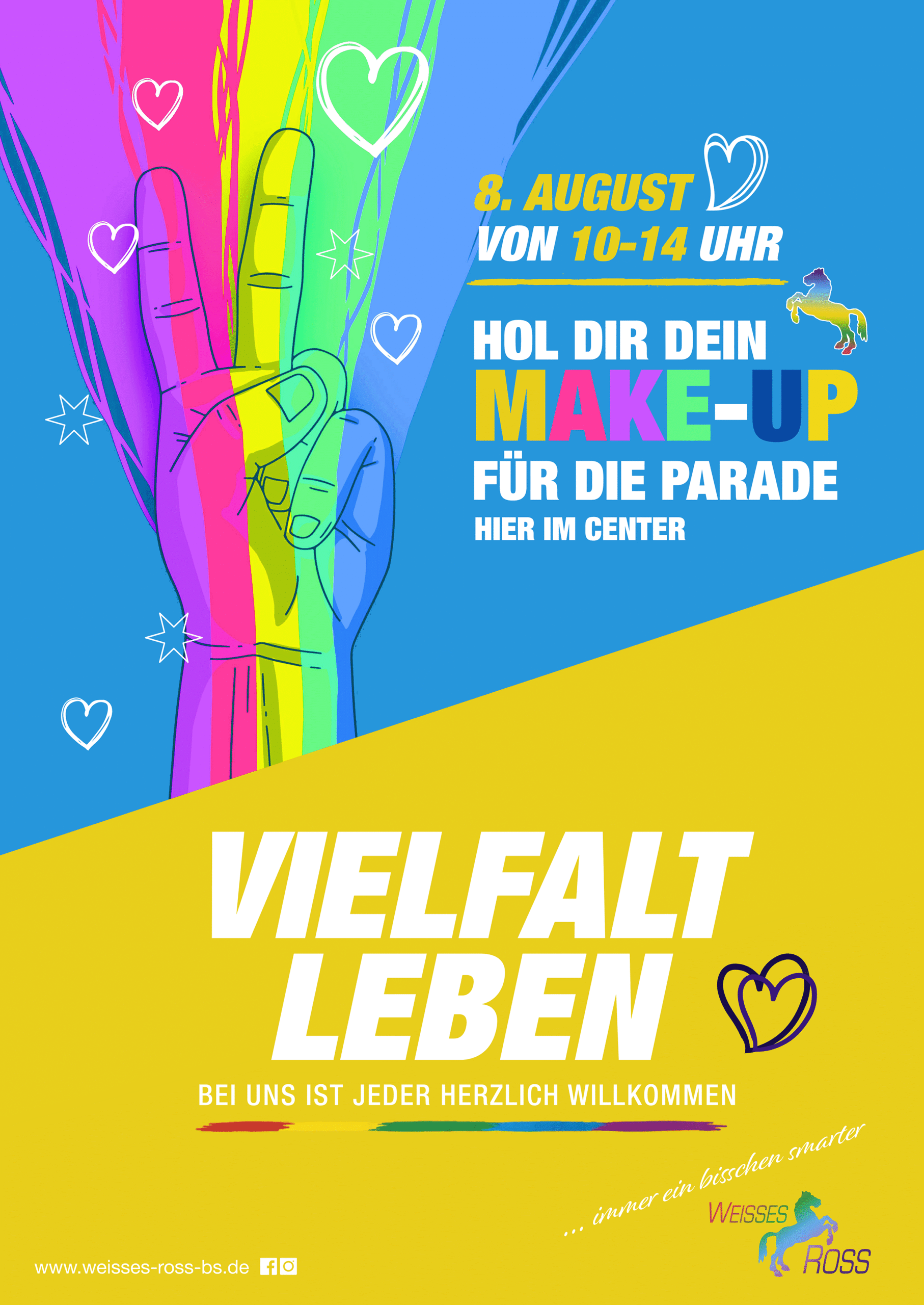 Schminken & Glitzer-Tattoos im Weißen Ross